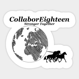 CollaborEighteen Sticker